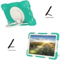 Mocne Pancerne Etui Uchwyt Pasek do Samsung Galaxy Tab A9+ zielone