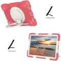 Mocne Pancerne Etui Uchwyt Pasek do Samsung Galaxy Tab A9+ czerwone