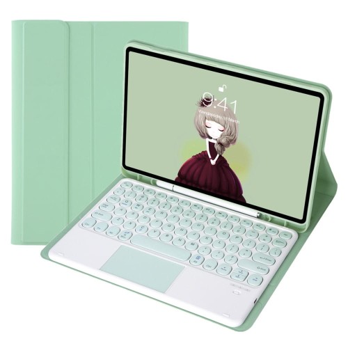 Zielone Etui Klawiatura z TouchPad do Samsung Galaxy Tab A9+