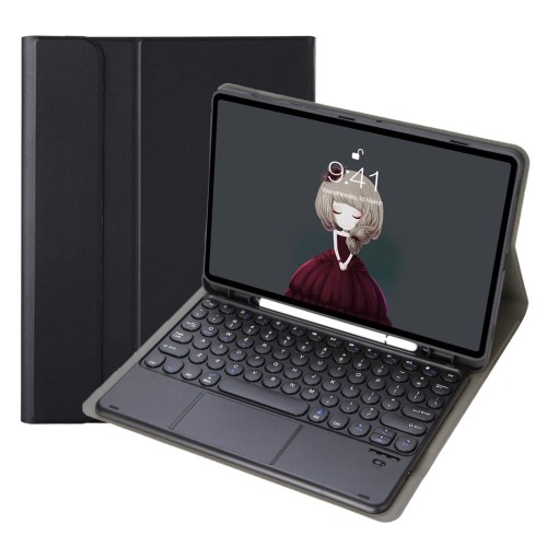 Czarne Etui Klawiatura z TouchPad do Samsung Galaxy Tab A9+ Plus