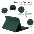Zielone Etui Podświetlana Klawiatura do Samsung Galaxy Tab A9 Plus