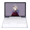 Fioletowe Etui Pokrowiec Klawiatura TouchPad do Samsung Galaxy Tab S9 FE