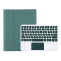 Zielone Etui Pokrowiec Klawiatura TouchPad do Samsung Galaxy Tab S9 FE