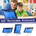 Pancerne Etui z Uchwytem i Paskiem do Samsung Galaxy Tab S9 FE niebieskie