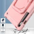 Pancerne Etui z Uchwytem i Paskiem do Samsung Galaxy Tab S9 FE różowe