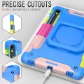 Pancerne Etui z Uchwytem i Paskiem do Samsung Galaxy Tab S9 FE niebieskie