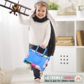 Pancerne Etui z Uchwytem i Paskiem do Samsung Galaxy Tab S9 FE niebieskie