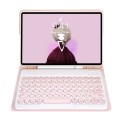 Różowe Etui Pokrowiec Klawiatura do Samsung Galaxy Tab S9 FE