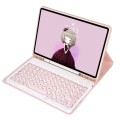 Różowe Etui Pokrowiec Klawiatura do Samsung Galaxy Tab S9 FE