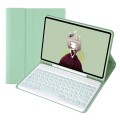 Zielone Etui Pokrowiec Klawiatura do Samsung Galaxy Tab S9 FE