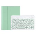 Zielone Etui Pokrowiec Klawiatura do Samsung Galaxy Tab S9 FE