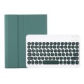 Zielone Etui Pokrowiec Klawiatura do Samsung Galaxy Tab S9 FE