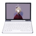 Lawendowe Etui Pokrowiec Klawiatura do Samsung Galaxy Tab S9 FE