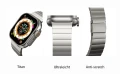 LULULOOK Lekka Bransoleta Tytanowa do Apple Watch Ultra 49mm