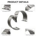 LULULOOK Lekka Bransoleta Tytanowa do Apple Watch Ultra 49mm