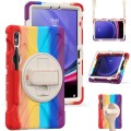Shockproof Pancerne Etui z Paskiem do Samsung Galaxy Tab S9 FE kolorowe