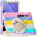 Shockproof Pancerne Etui z Paskiem do Samsung Galaxy Tab S9 FE kolorowe