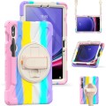 Shockproof Pancerne Etui z Paskiem do Samsung Galaxy Tab S9 FE kolorowe