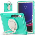 Shockproof Pancerne Etui z Paskiem do Samsung Galaxy Tab S9 FE zielone