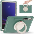 Shockproof Pancerne Etui z Paskiem do Samsung Galaxy Tab S9 FE szmaragdowe