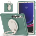Shockproof Pancerne Etui z Paskiem do Samsung Galaxy Tab S9 FE szmaragdowe