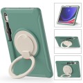 Shockproof Pancerne Etui z Paskiem do Samsung Galaxy Tab S9 FE szmaragdowe