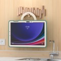 Shockproof Pancerne Etui z Paskiem do Samsung Galaxy Tab S9 FE szmaragdowe