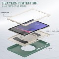 Shockproof Pancerne Etui z Paskiem do Samsung Galaxy Tab S9 FE szmaragdowe