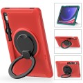 Shockproof Pancerne Etui z Paskiem do Samsung Galaxy Tab S9 FE czerwone