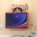 Shockproof Pancerne Etui z Paskiem do Samsung Galaxy Tab S9 FE czerwone