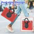 Shockproof Pancerne Etui z Paskiem do Samsung Galaxy Tab S9 FE czerwone