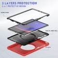 Shockproof Pancerne Etui z Paskiem do Samsung Galaxy Tab S9 FE czerwone