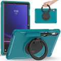 Shockproof Pancerne Etui z Paskiem do Samsung Galaxy Tab S9 FE niebieskie
