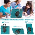 Shockproof Pancerne Etui z Paskiem do Samsung Galaxy Tab S9 FE niebieskie