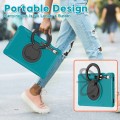 Shockproof Pancerne Etui z Paskiem do Samsung Galaxy Tab S9 FE niebieskie