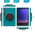 Shockproof Pancerne Etui z Paskiem do Samsung Galaxy Tab S9 FE niebieskie