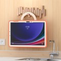 Shockproof Pancerne Etui z Paskiem do Samsung Galaxy Tab S9 FE pomarańczowe