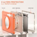 Shockproof Pancerne Etui z Paskiem do Samsung Galaxy Tab S9 FE pomarańczowe