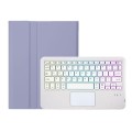 Fioletowe Etui Podświetlana Klawiatura do Huawei MatePad 11.5 2023 Huawei MatePad PaperMatte Edition 2023