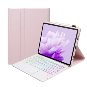 Różowe Etui Podświetlana Klawiatura do Huawei MatePad 11.5 2023