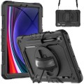 Shockproof Pancerne Etui z Paskiem do Samsung Galaxy Tab S9 FE czarne