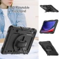 Shockproof Pancerne Etui z Paskiem do Samsung Galaxy Tab S9 FE czarne