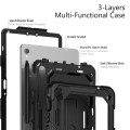 Shockproof Pancerne Etui z Paskiem do Samsung Galaxy Tab S9 FE czarne