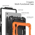 Shockproof Pancerne Etui z Paskiem do Samsung Galaxy Tab S9 FE pomarańczowe