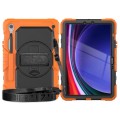 Shockproof Pancerne Etui z Paskiem do Samsung Galaxy Tab S9 FE pomarańczowe