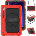 Shockproof Pancerne Etui z Paskiem do Samsung Galaxy Tab S9 FE czerwone
