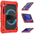 Shockproof Pancerne Etui z Paskiem do Samsung Galaxy Tab S9 FE czerwone