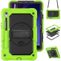 Shockproof Pancerne Etui z Paskiem do Samsung Galaxy Tab S9 FE zielone