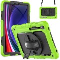 Shockproof Pancerne Etui z Paskiem do Samsung Galaxy Tab S9 FE zielone