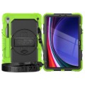 Shockproof Pancerne Etui z Paskiem do Samsung Galaxy Tab S9 FE zielone